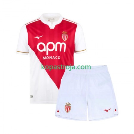Billiga Fotbollströjor AS Monaco Barn Hemma tröja 2025/26 Kortärmad
